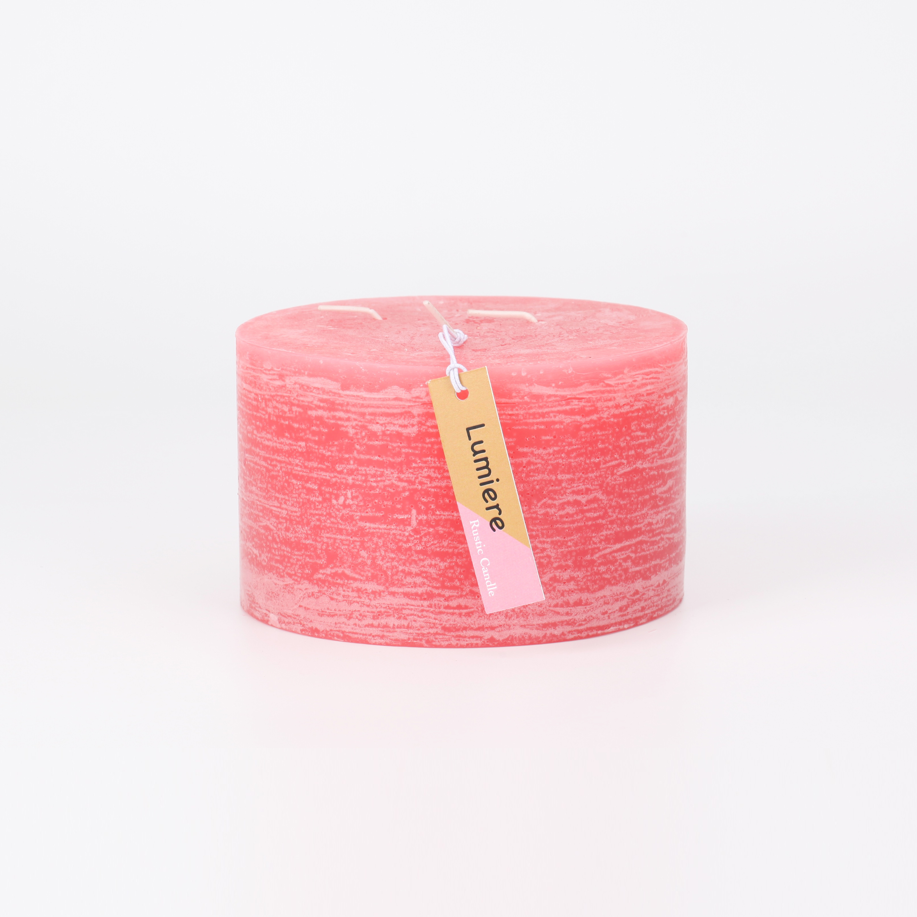 3.15 inch rustic pillar candle