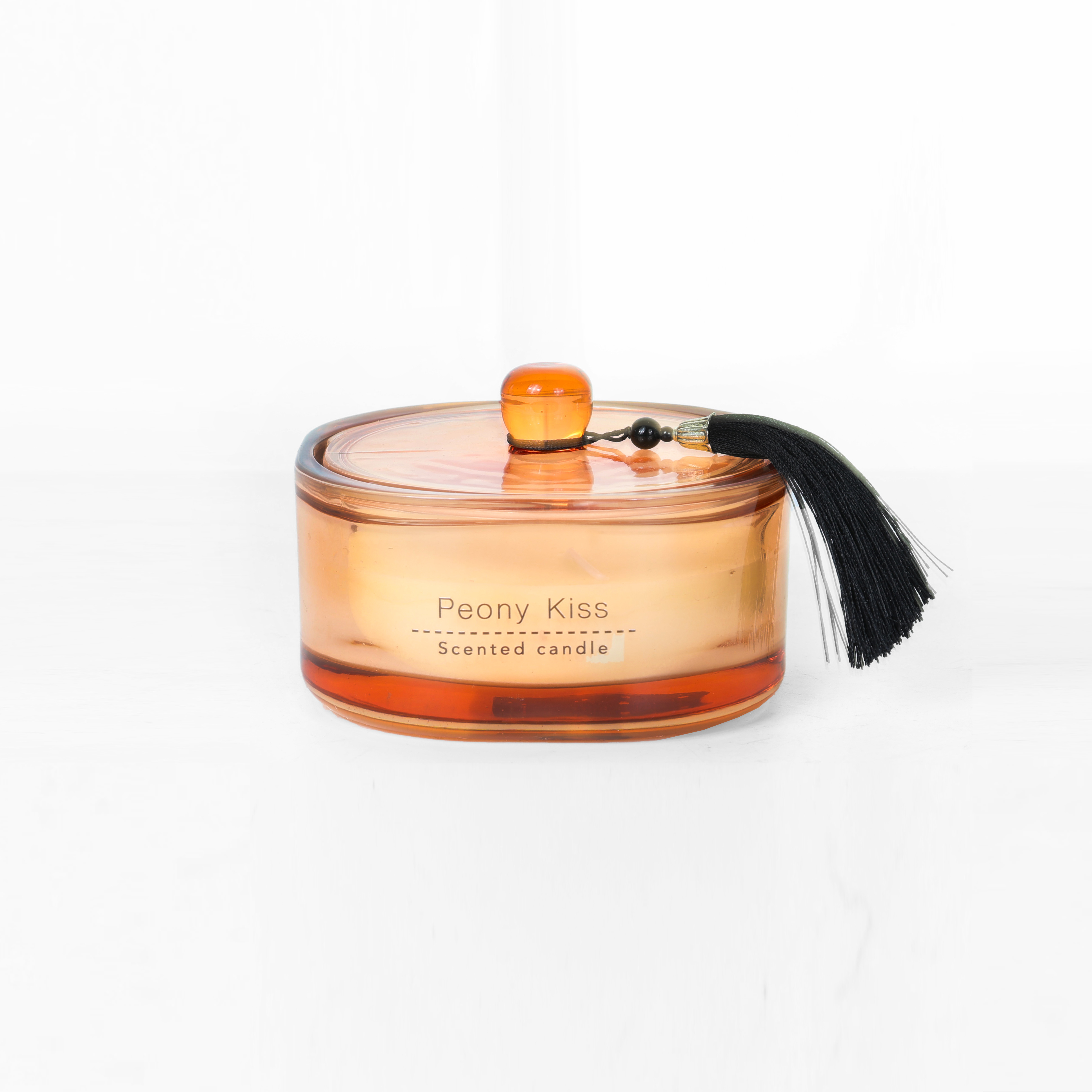 Light red - Peony Kiss - scented candle - large
