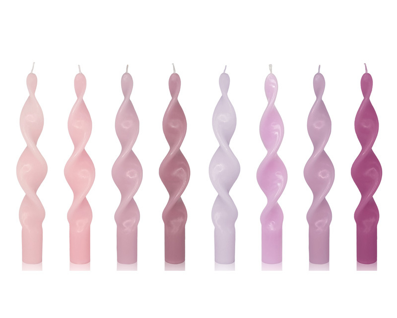 Smokeless Spiral Taper Long Twisted Candles